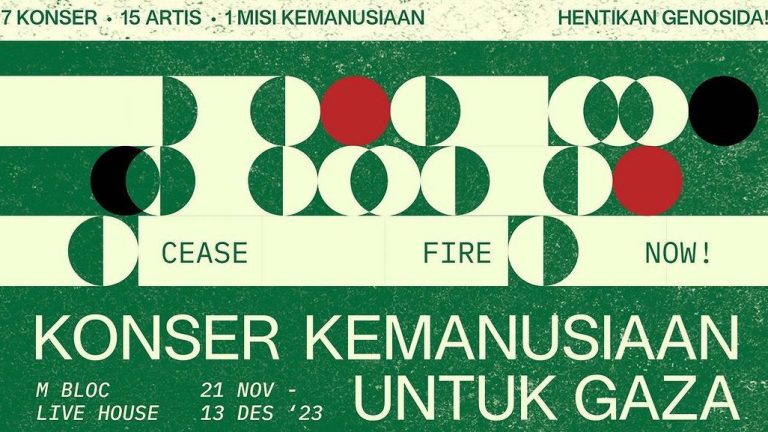 16 Musisi Indonesia Gelar Konser Kemanusiaan untuk Gaza di M Bloc Space